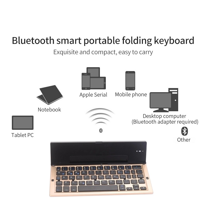 Faltbare Bluetooth Tastatur